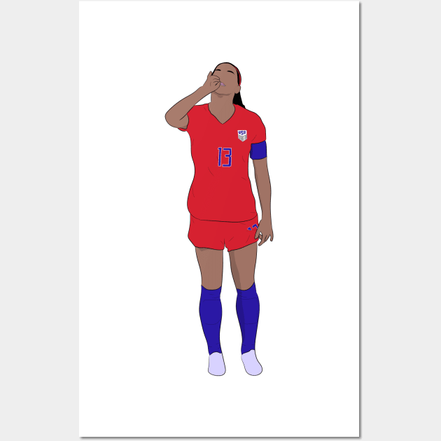 Alex Morgan Wall Art by SickSticksCo